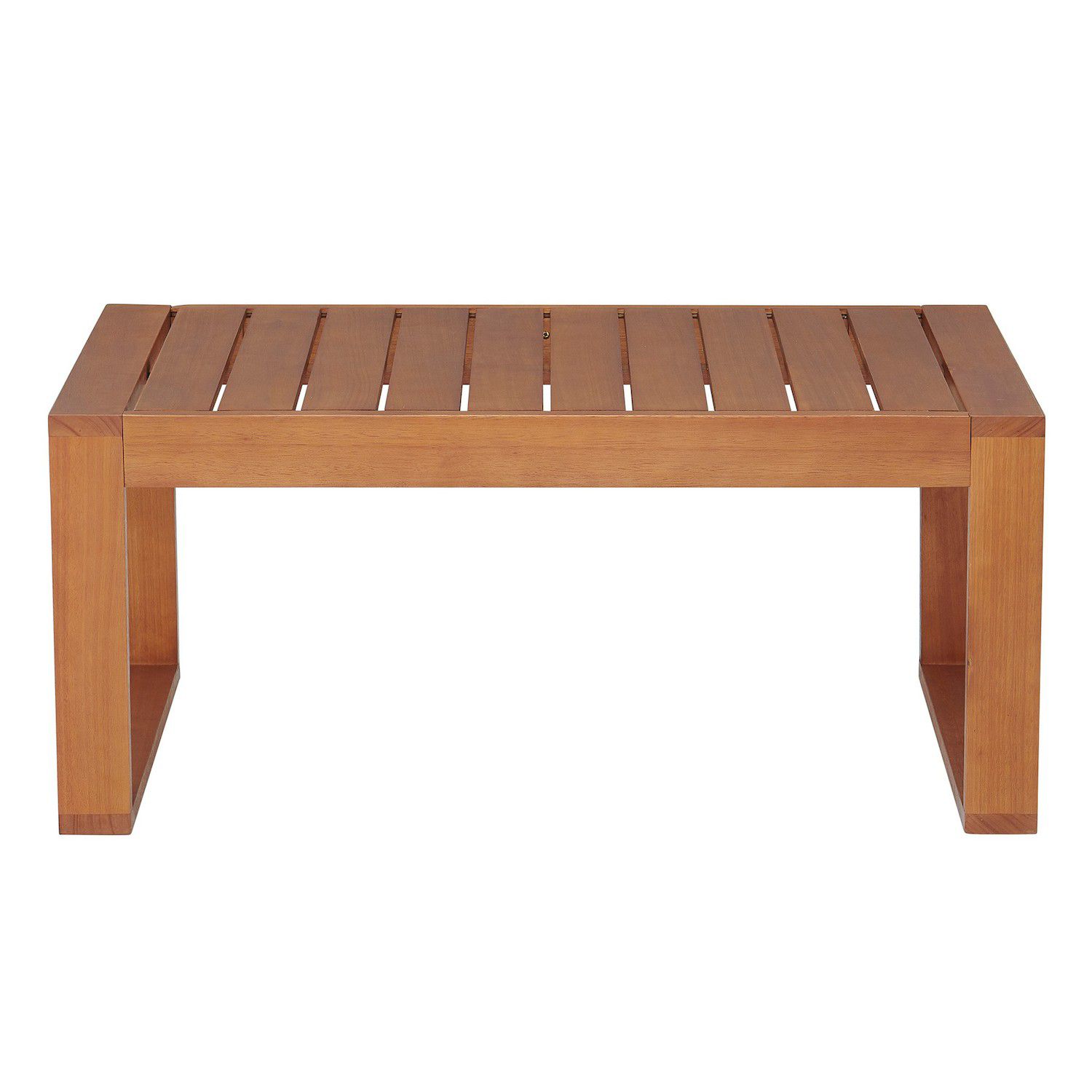 Alaterre Furniture Grafton Outdoor Benches， Coffee Table， and End Table 4-piece Set