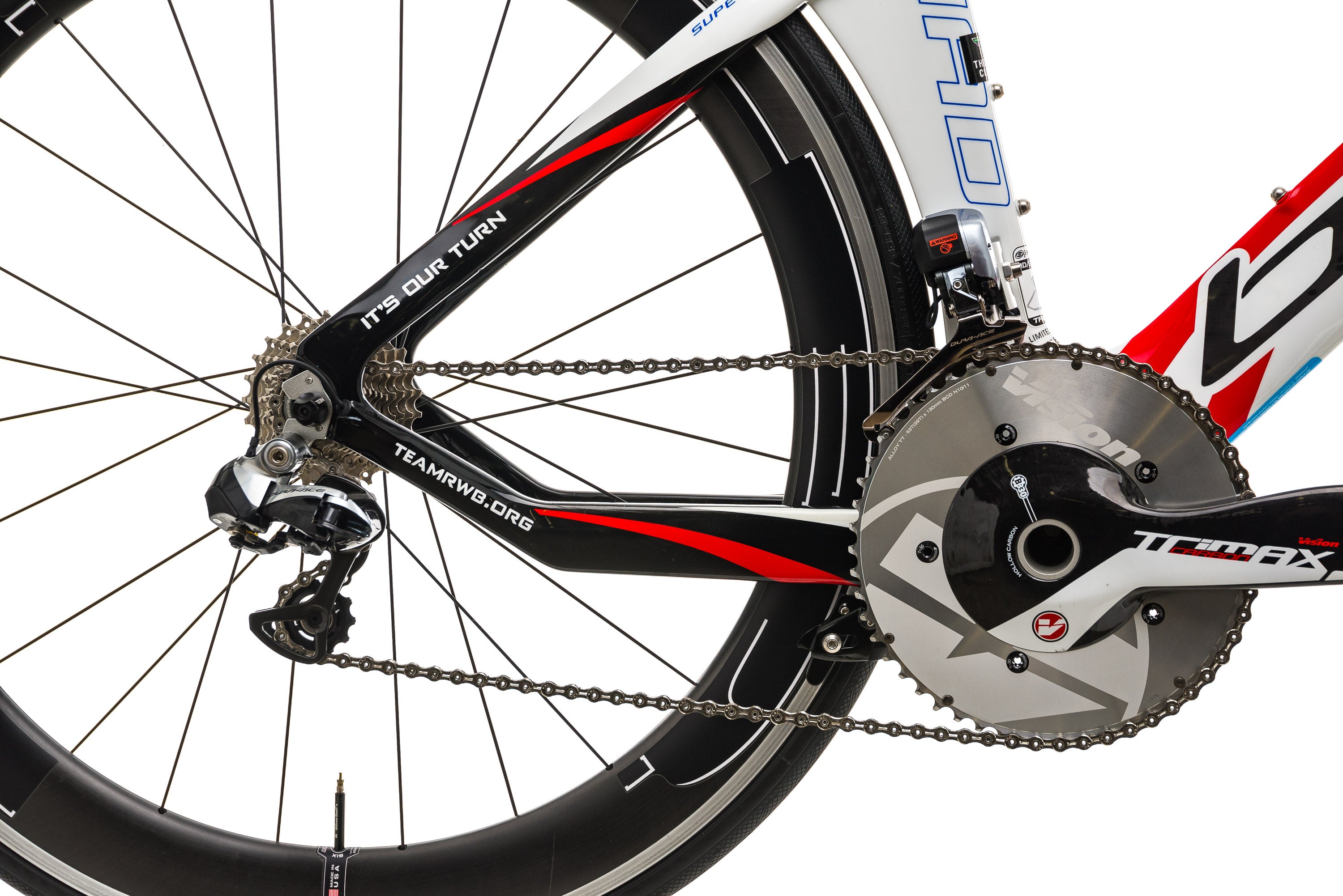 Blue Team RWB Triad SL Triathlon Bike - 2015, Medium