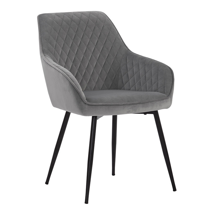 HAKON Dining Chair -  Grey & Black