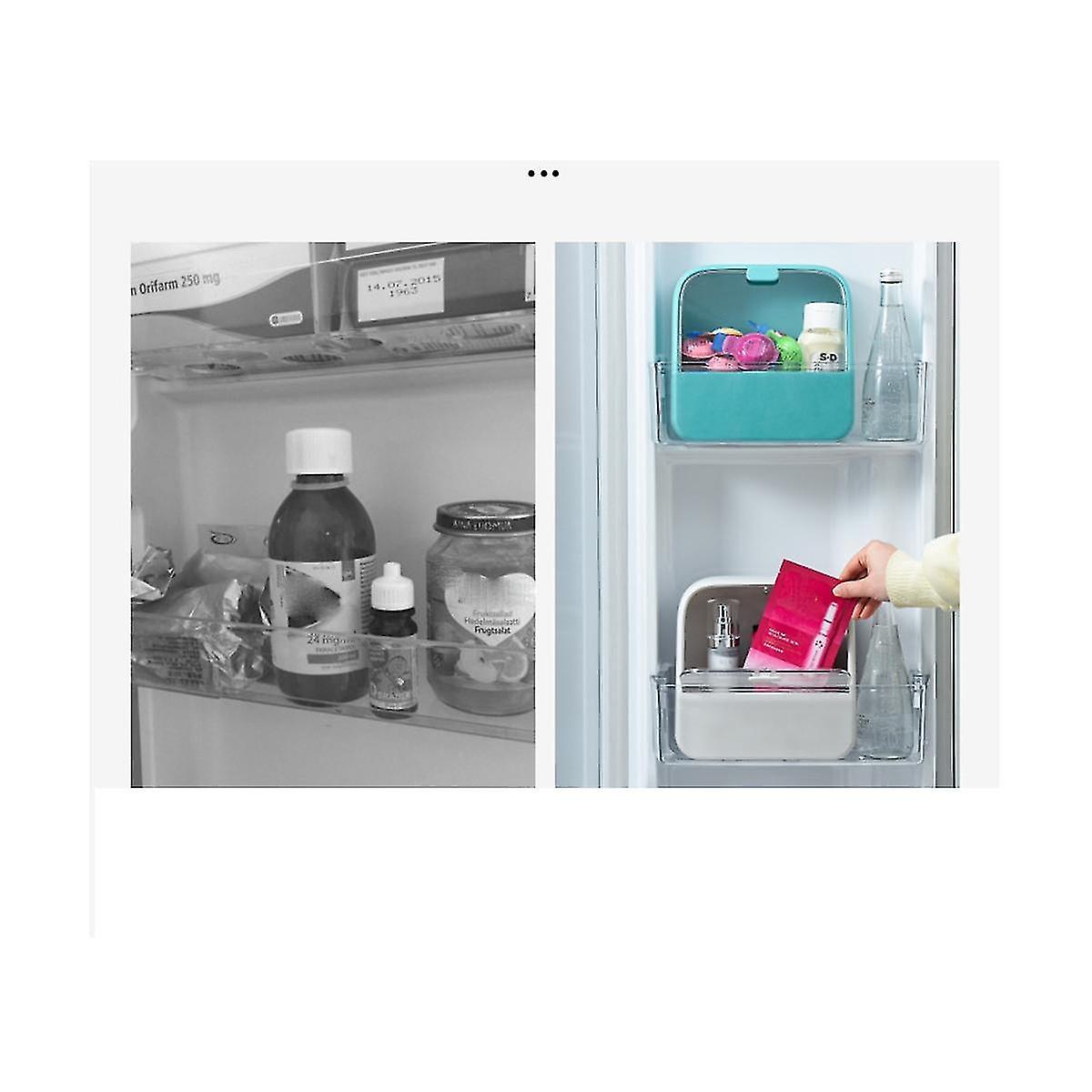 Refrigerator Side Door Storage Box Medicine Storage Box Cosmetics Storage Box Home Preservation Sto