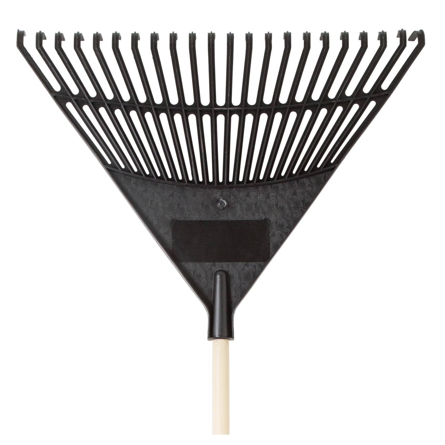 Truper 61 in. 22 Tine Poly Rake Wood Handle