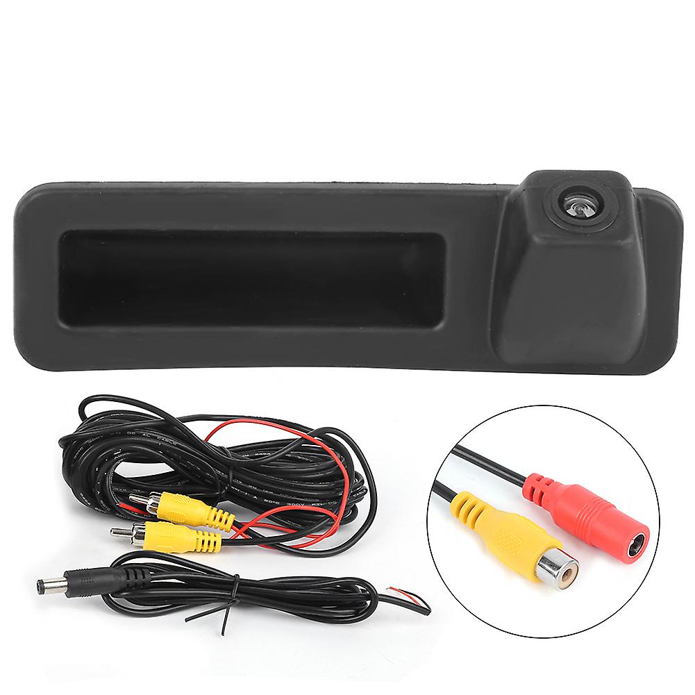 Car Trunk Handle Ccd Rear View Camera Reverse Monitoring Fit For X1 1 Series 3 Series