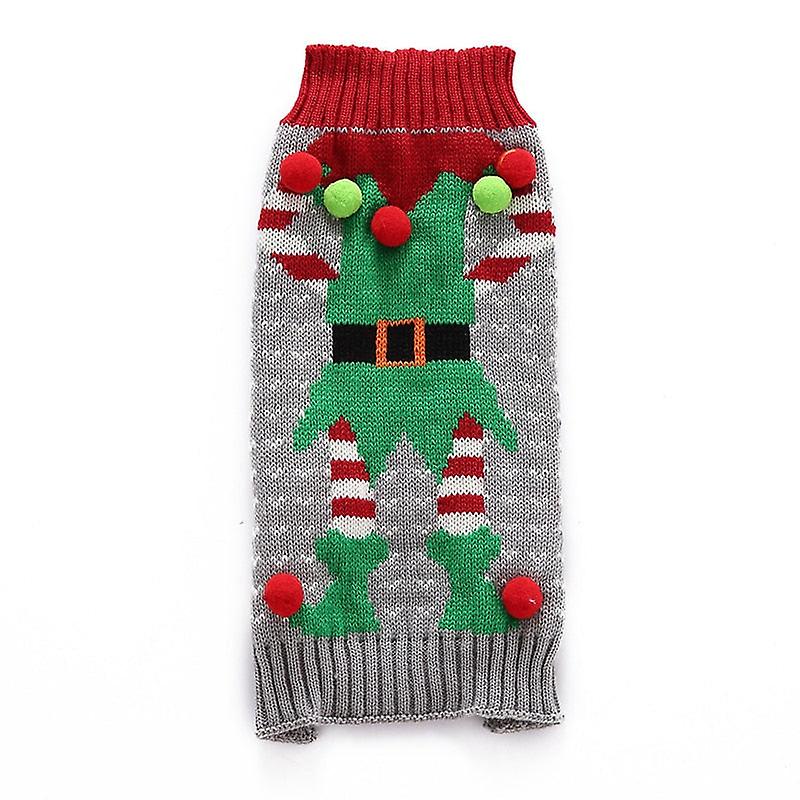 Stylish christmas pullover dog sweater