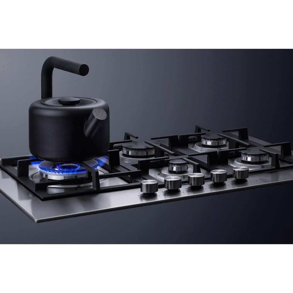 Summit Appliance 30 in Gas Cooktop in Stainless Steel with 5Burners