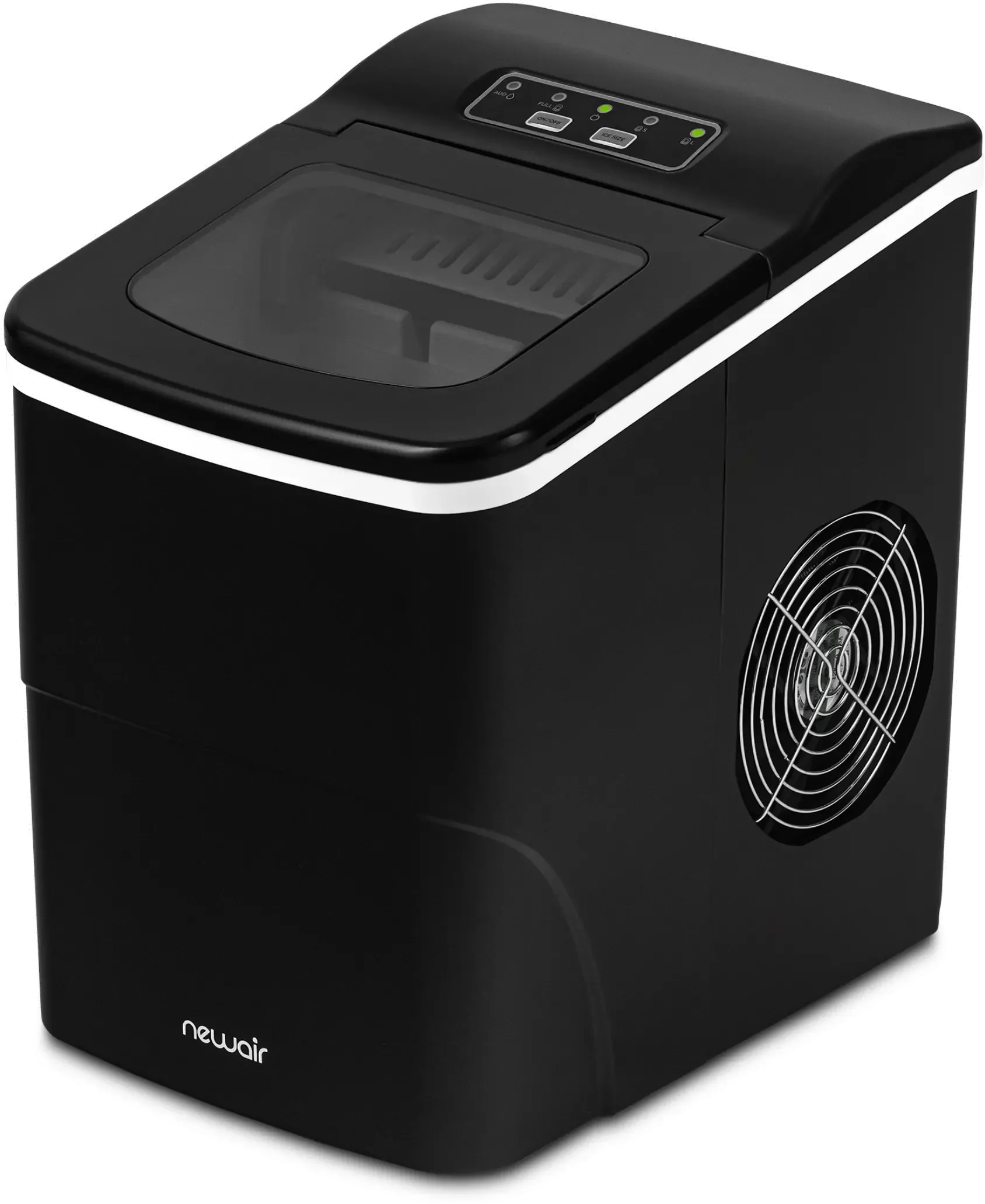 NewAir Matte Black Countertop Ice Maker