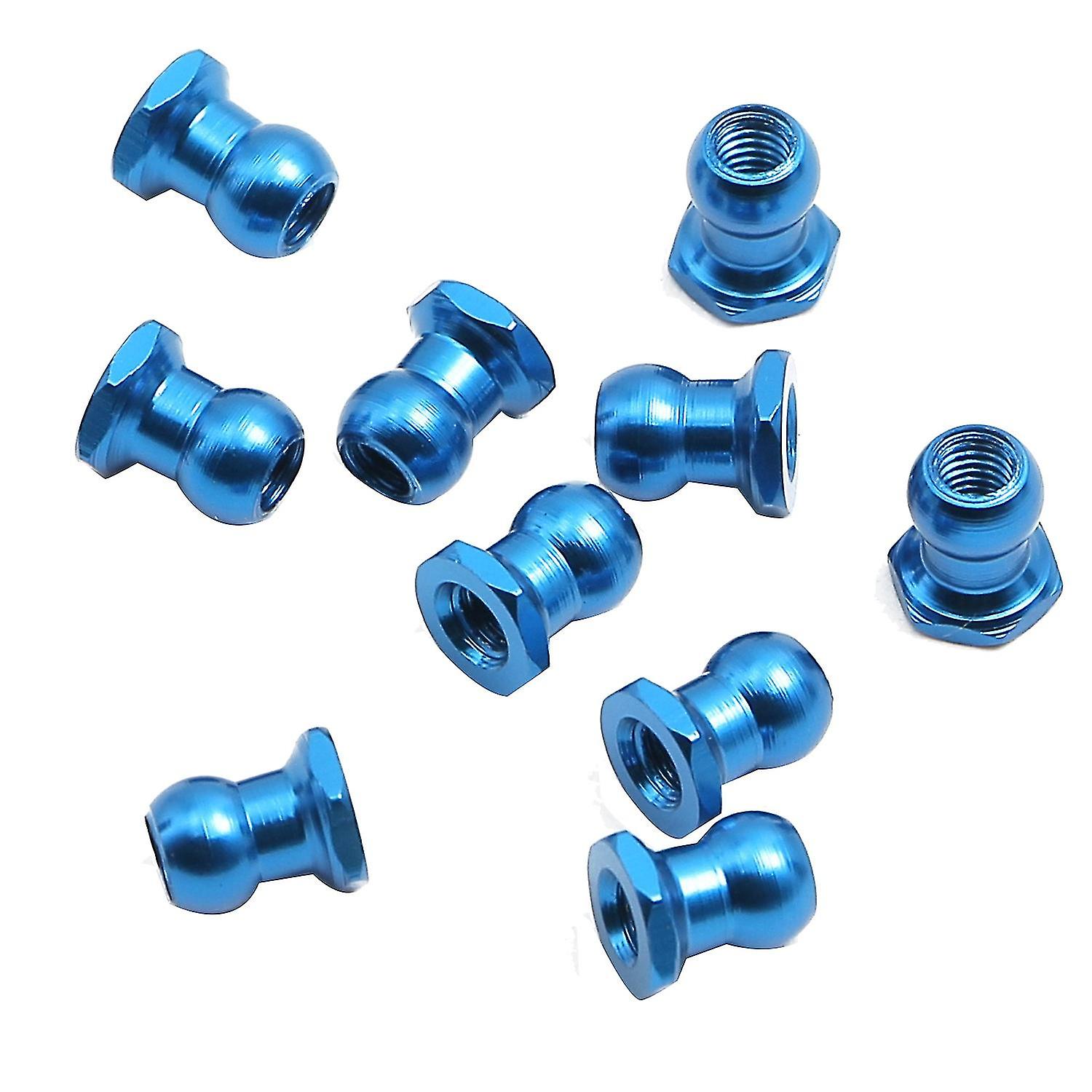 Lock Nut Blue Locknuts X 10pc Spare Parts For Mini 4wd Car Model