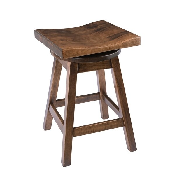 Swivel Urban Bar Stool in Maple Wood