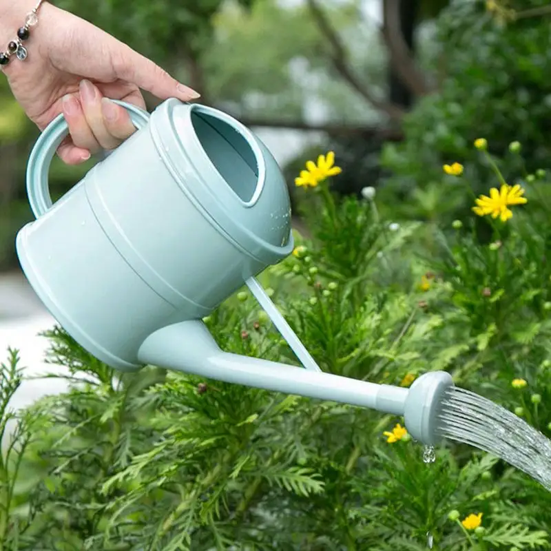 Custom White Indoor Plants  Watering Can Pot Kids Plastic Garden Watering Can With Handle/