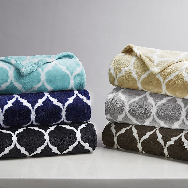 Madison Park Ogee Oversized Throw Blanket