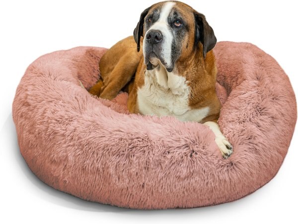 Best Friends by Sheri The Original Calming Shag Fur Donut Cuddler Cat and Dog Bed