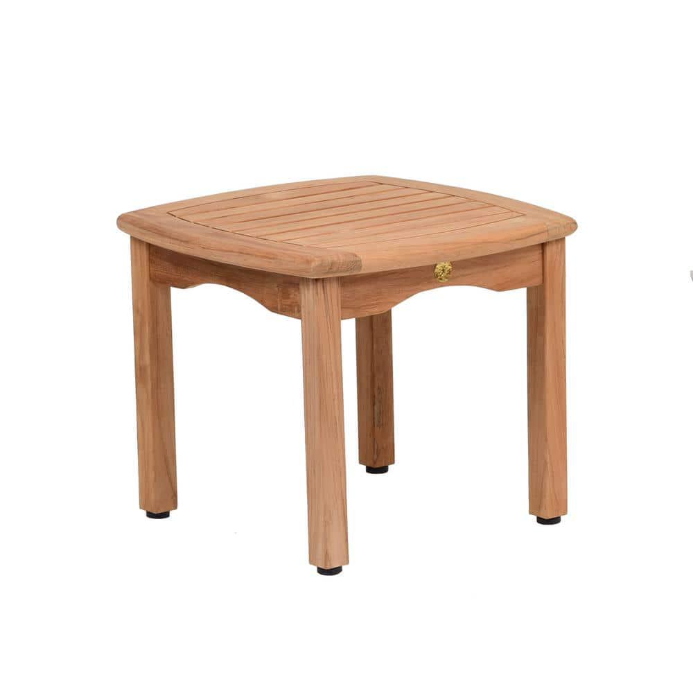 Amazonia Ashford Teak Square Patio Side Table