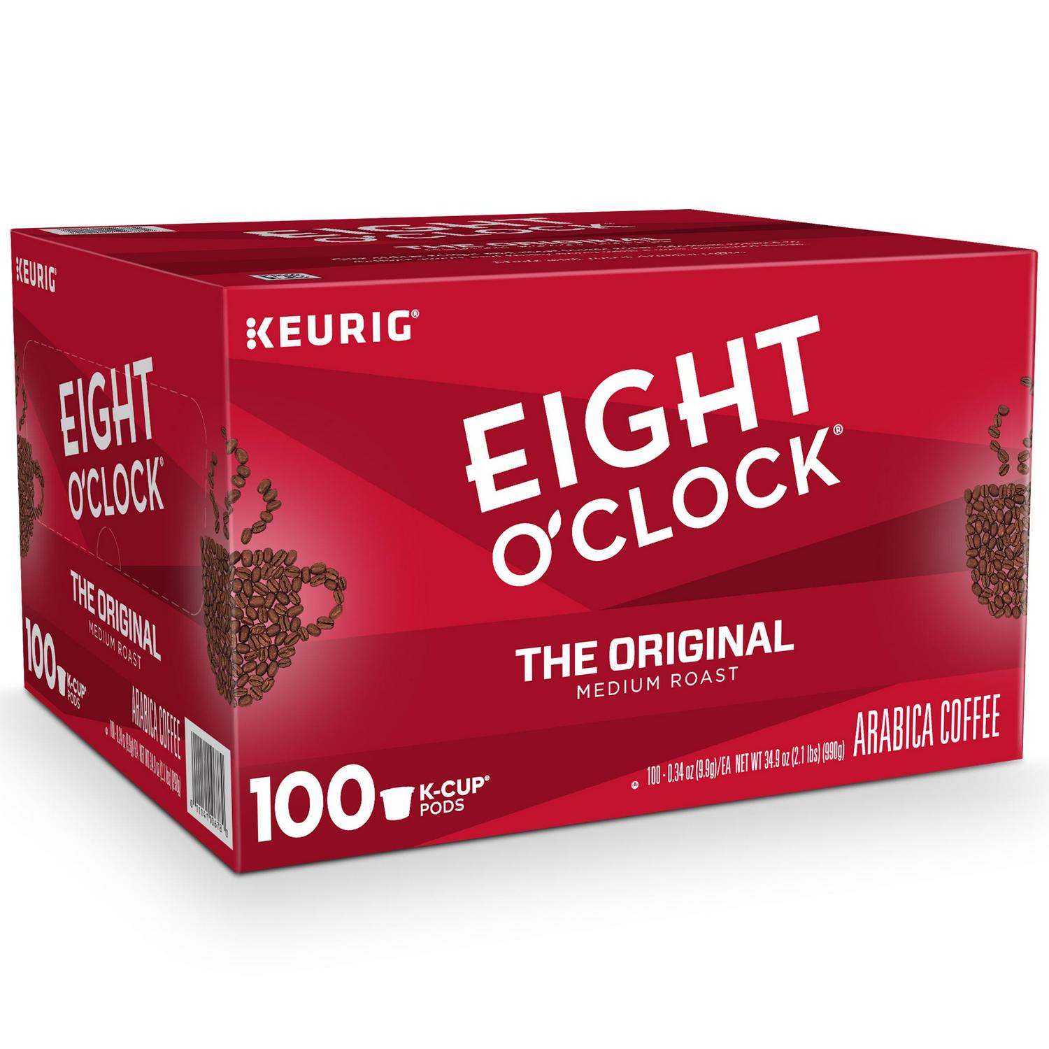 Eight O8217Clock The Original Medium Roast KCup Coffee Pods 100 Ct  Crowdfused