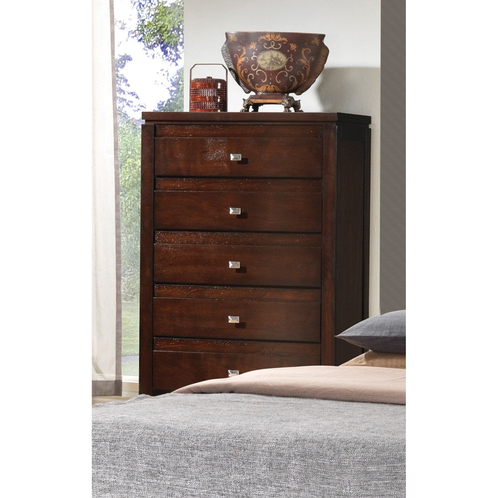 Coaster Company Cameron 6-Drawer Chest Rich Brown