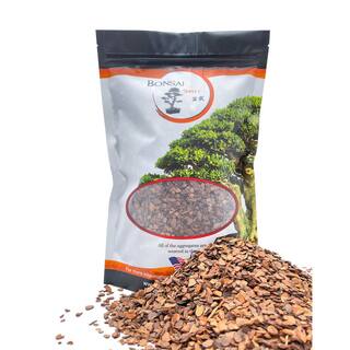 The Bonsai Supply 14 in. Particle Size 2 qt. Pine Bark Fines for Bonsai Orchids Succulents Cactus and Other Potted Plant Soil Mixes Pine Bark 2 QT