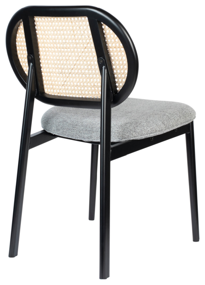 Rattan Back Dining Chair  Zuiver Spike   Tropical   Dining Chairs   by Oroa   Distinctive Furniture  Houzz