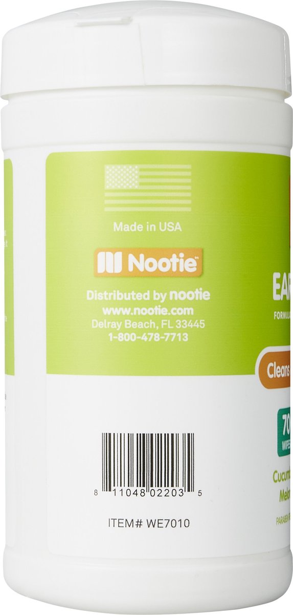 Nootie Cucumber Melon Dog and Cat Ear Wipes