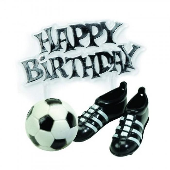 Creative Party Cake Topper Kit - Football Boots and Motto