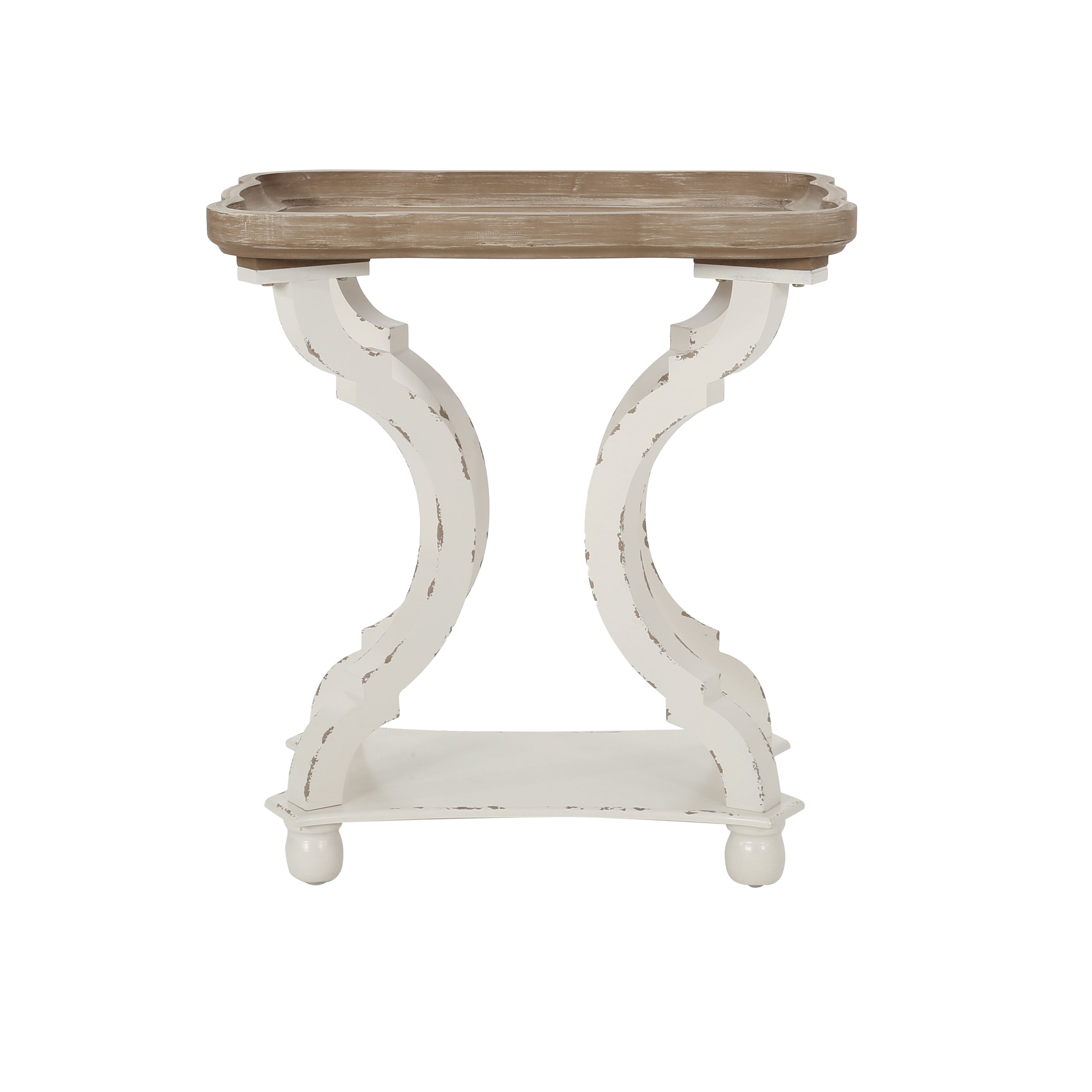 Andrew French Country Accent Table with Rectangular Top