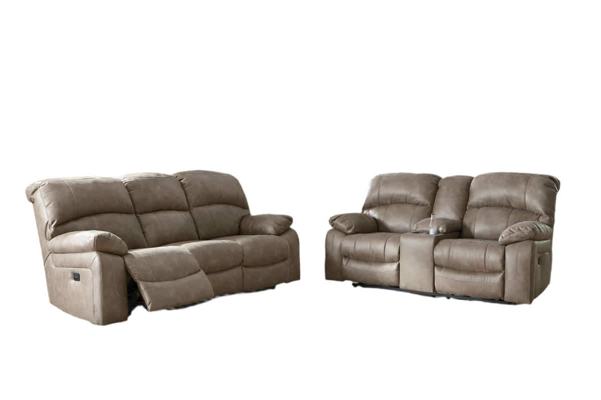 Dunwell Power Reclining Sofa and  Loveseat