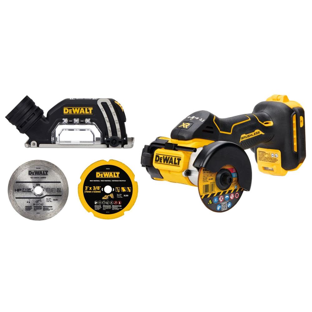 DEWALT 20V MAX XR Cut Off Tool 3" Brushless Cordless Bare Tool DCS438B from DEWALT