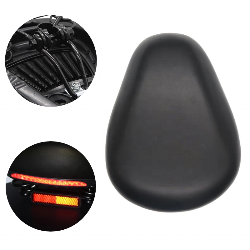 Mountain bike breathable saddle seat wide seat cushion with reflection and shock absorption riding saddle