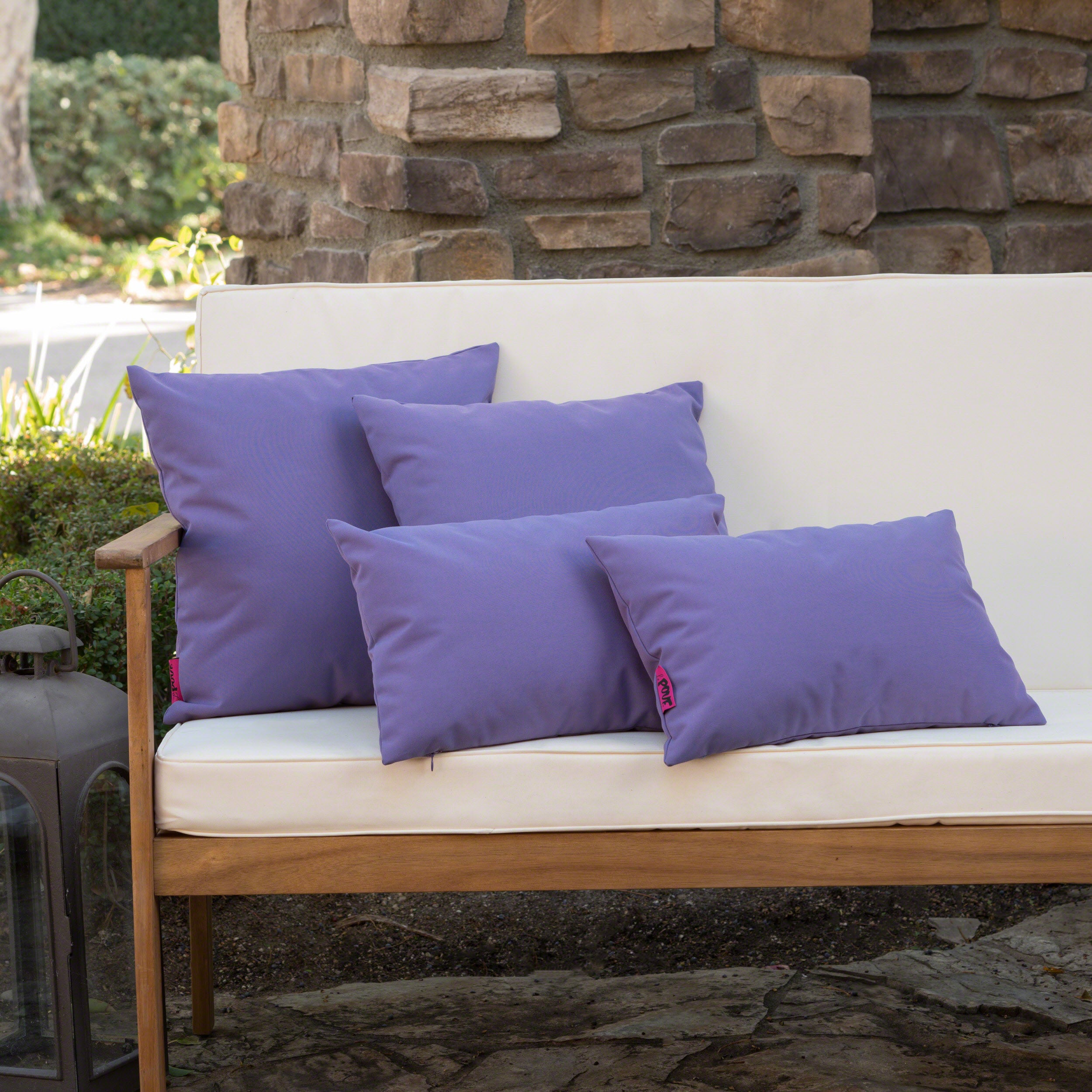 Coronado Outdoor Water Resistant Square and Rectangular Throw Pillows (Set of 4)