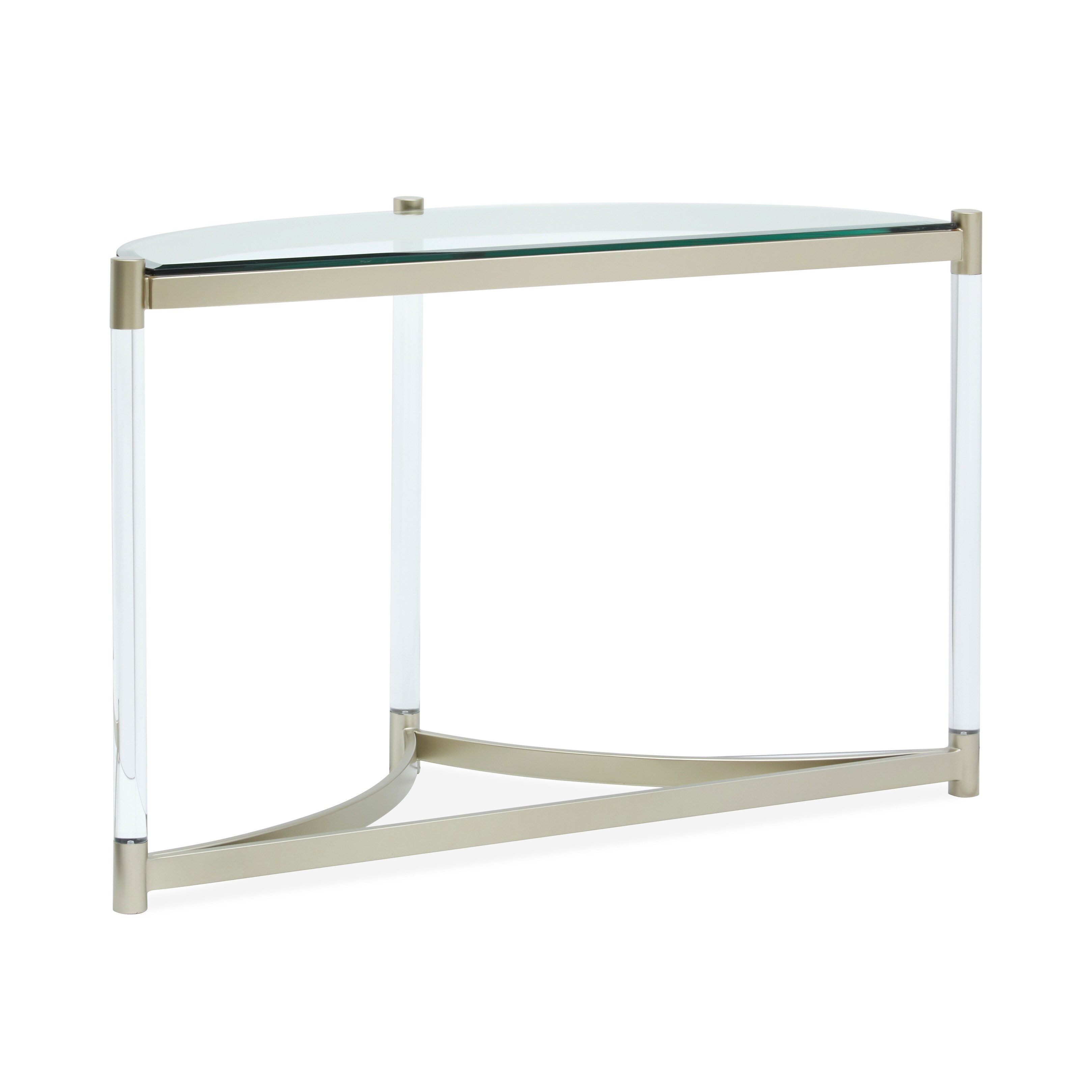 Magnussen Silas Demilune Sofa Table - 48x18x29.5