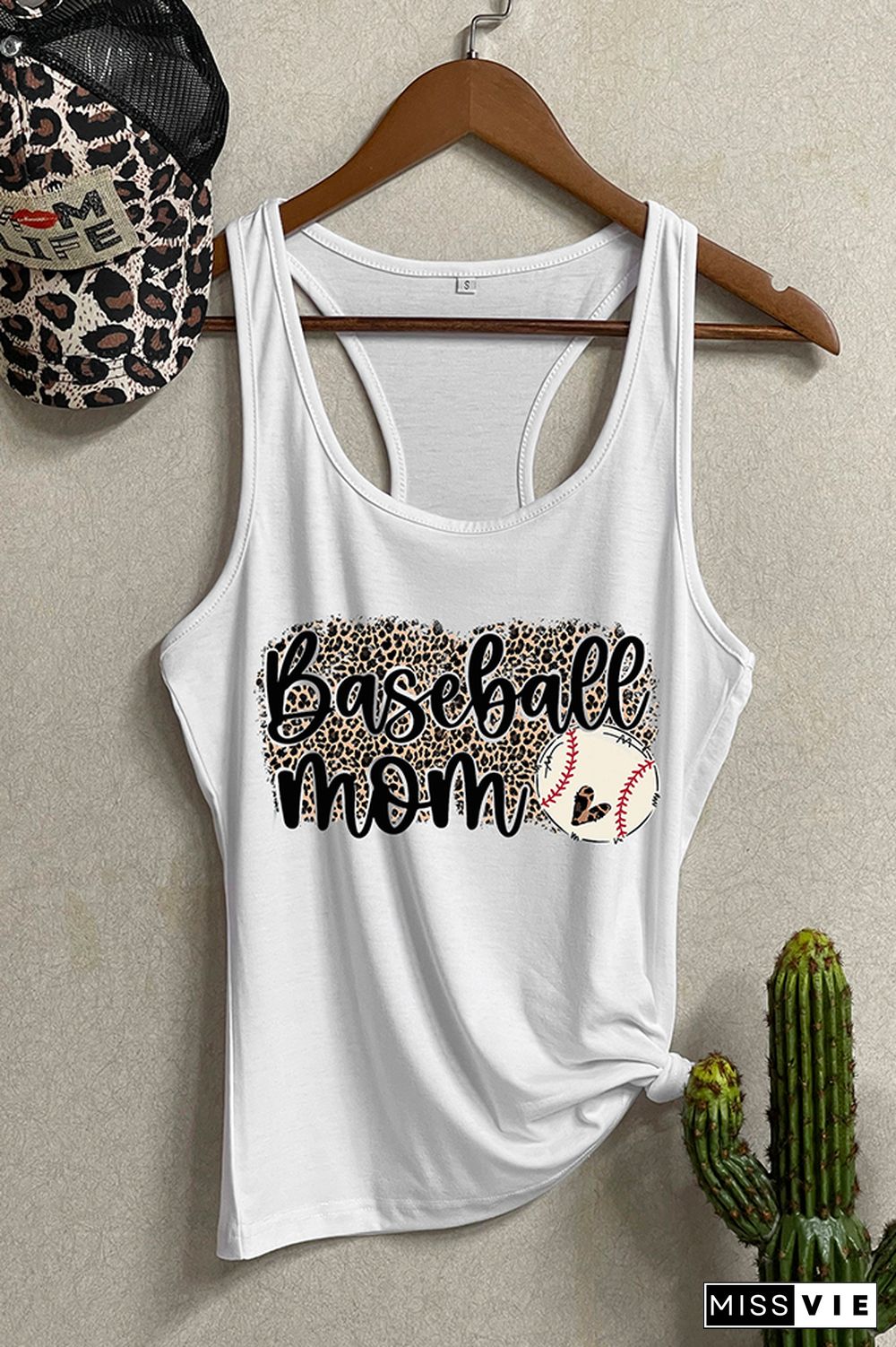 Baseball Mom Sleeveless Tank Top Wholesale