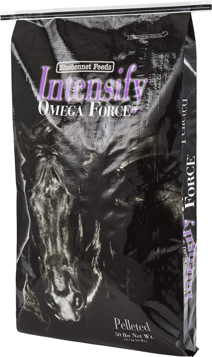 Bluebonnet Feeds Intensify Omega Force High Protein， Low Starch Horse Feed