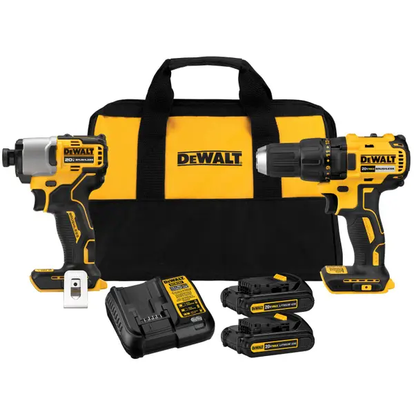 DEWALT DCK275C2 20V MAX  Brushless Drill/Driver and Impact Kit