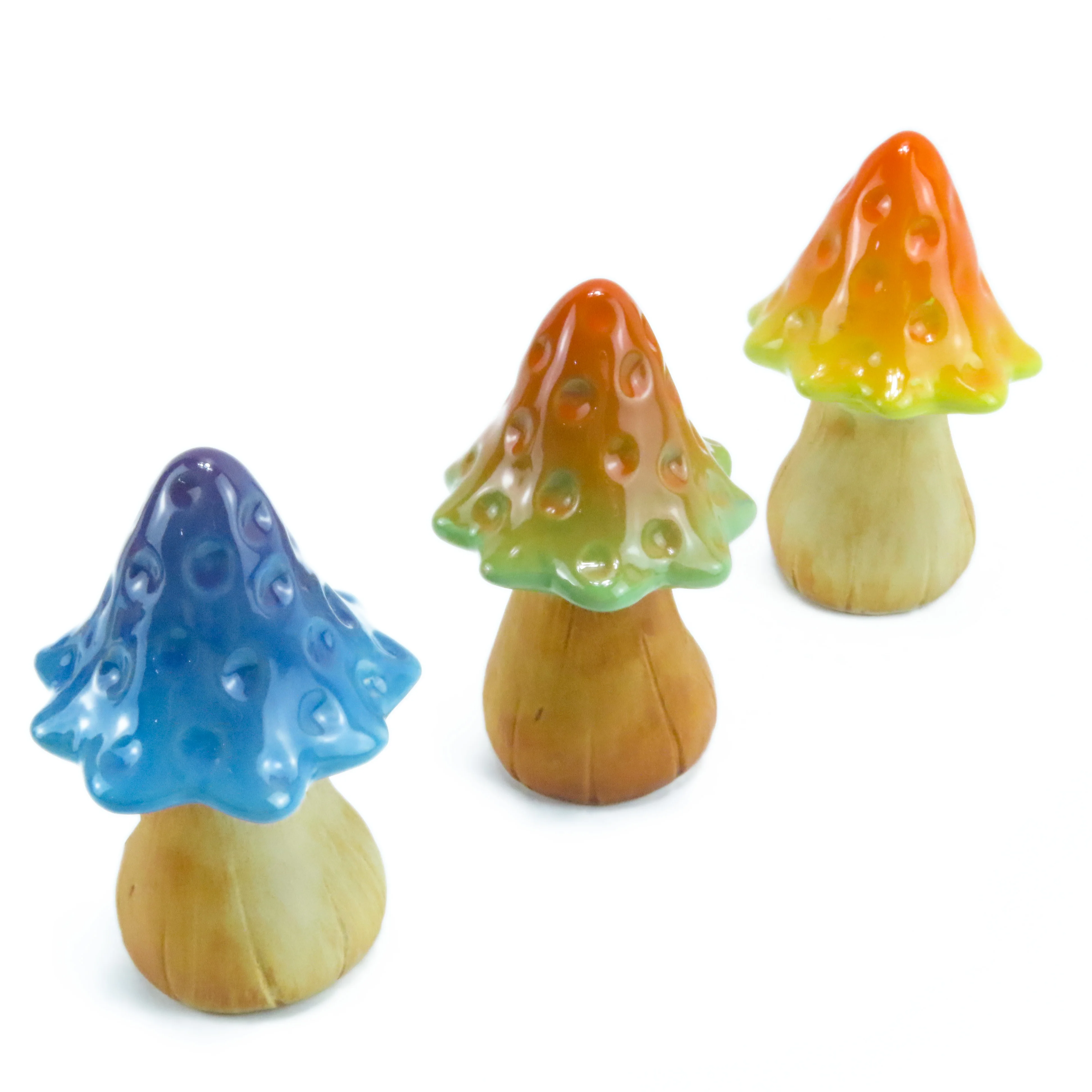 Wholesale Creative Mushroom Decoration Garden Accessories Ceramic Decoration Modern Tabletop Home Decor