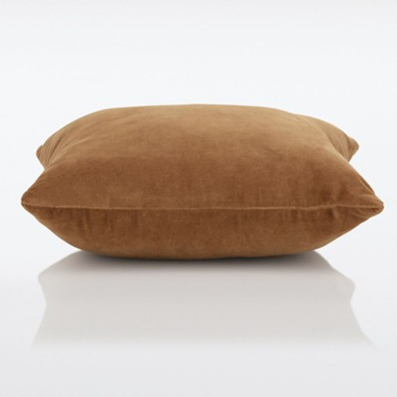 Nate Home by Nate Berkus Cotton Velvet Throw Pillow - 20 x 20， Bronze/Brown