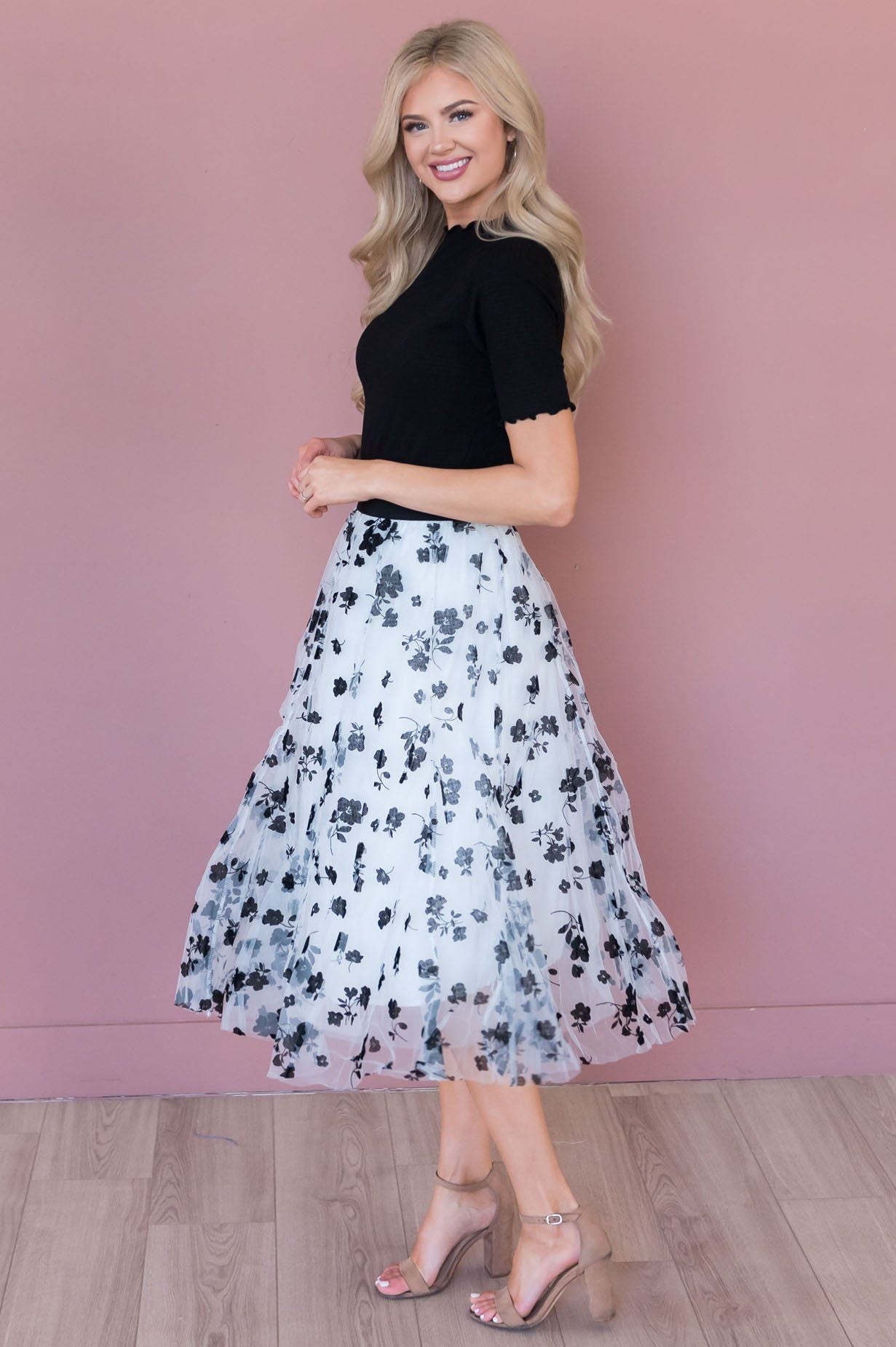 Forever Love Song Modest Tulle Skirt