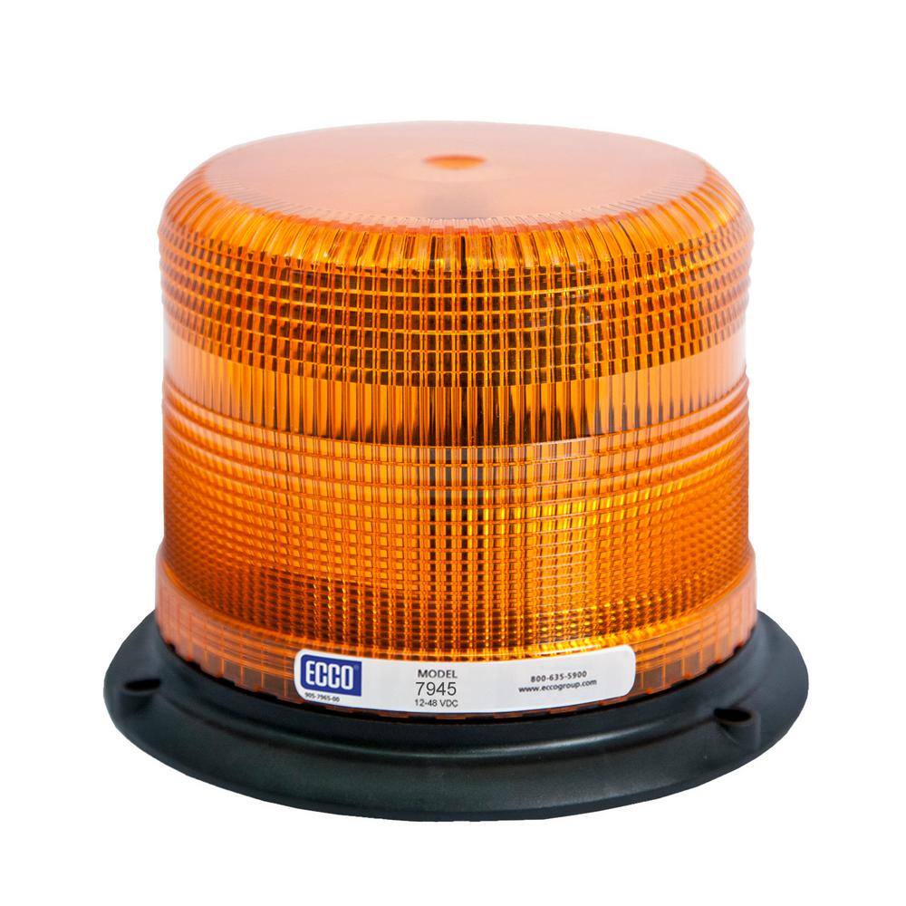 ECCO SAE Class 2 Permanent Mount Medium Profile LED Beacon 7945A