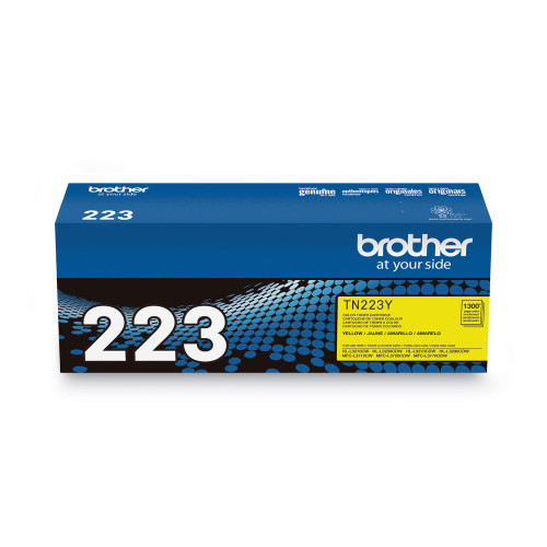 Brother TN223Y Toner， 1，300 Page-Yield， Yellow