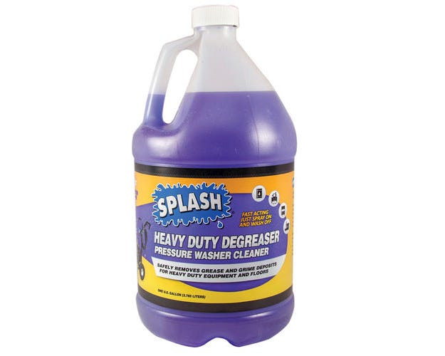 SPLASH 1 Gallon Heavy Duty Degreaser Pressure Washer Cleaner 320019-35