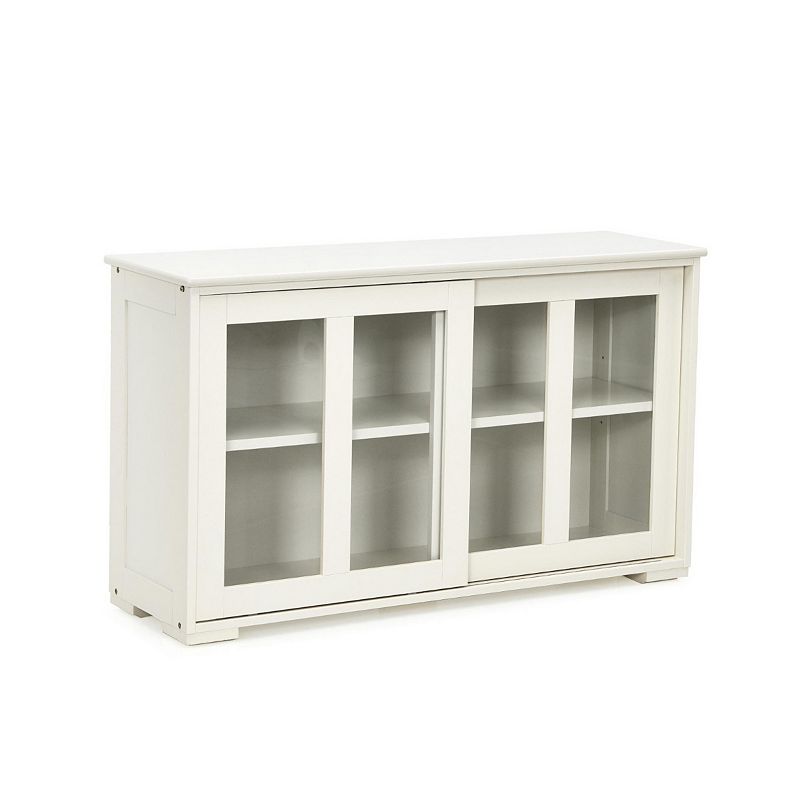 Sideboard Buffet Cupboard Storage Cabinet with Sliding Door