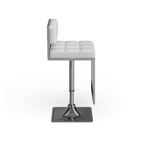 Coaster Furniture Alameda Adjustable Chrome Base Bar Stool