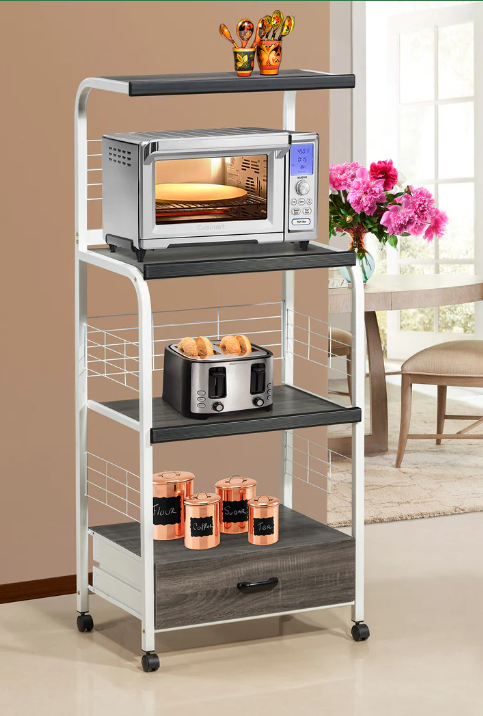 Microwave Rack Serving Cart- color option