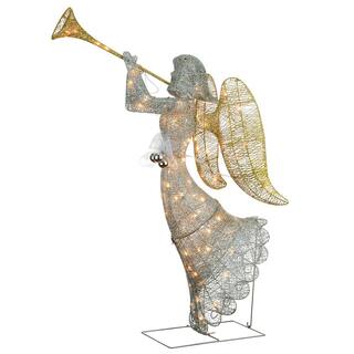 48 in. Angel Decoration with Clear Lights