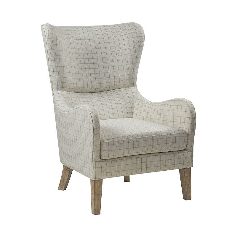 Madison Park Leda Swoop Wing Accent Chair