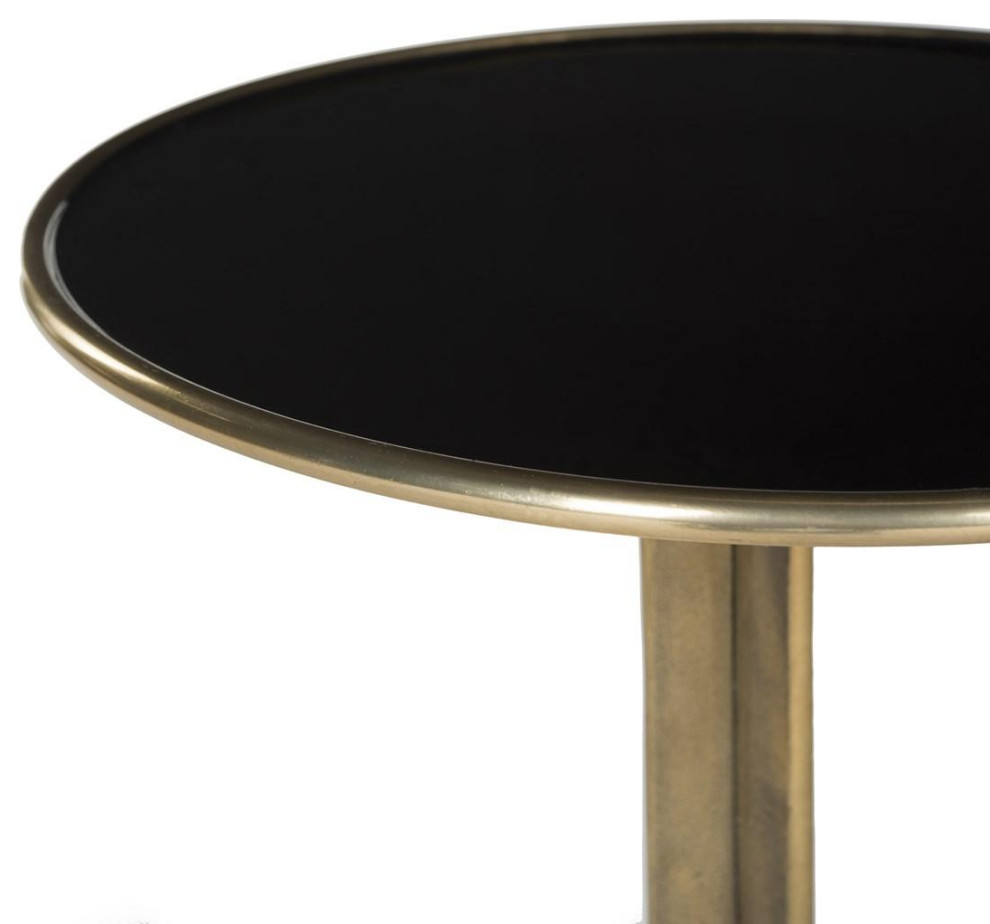 Lisa Accent Table Antique Brass   Modern   Side Tables And End Tables   by Virgil Stanis Design  Houzz