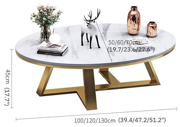 Gold/Black/White/Grey Marble Nordic Coffee Table For Living Room   Modern   Coffee Table Sets   by Miron Demid LLC  Houzz