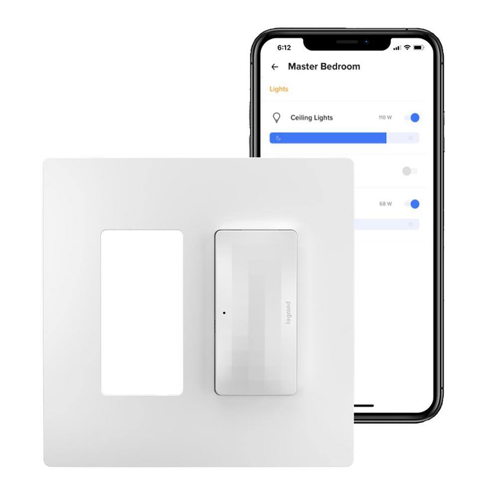 Legrand radiant with Netatmo Surface Mount Smart Gateway Hub White WNRH2WH