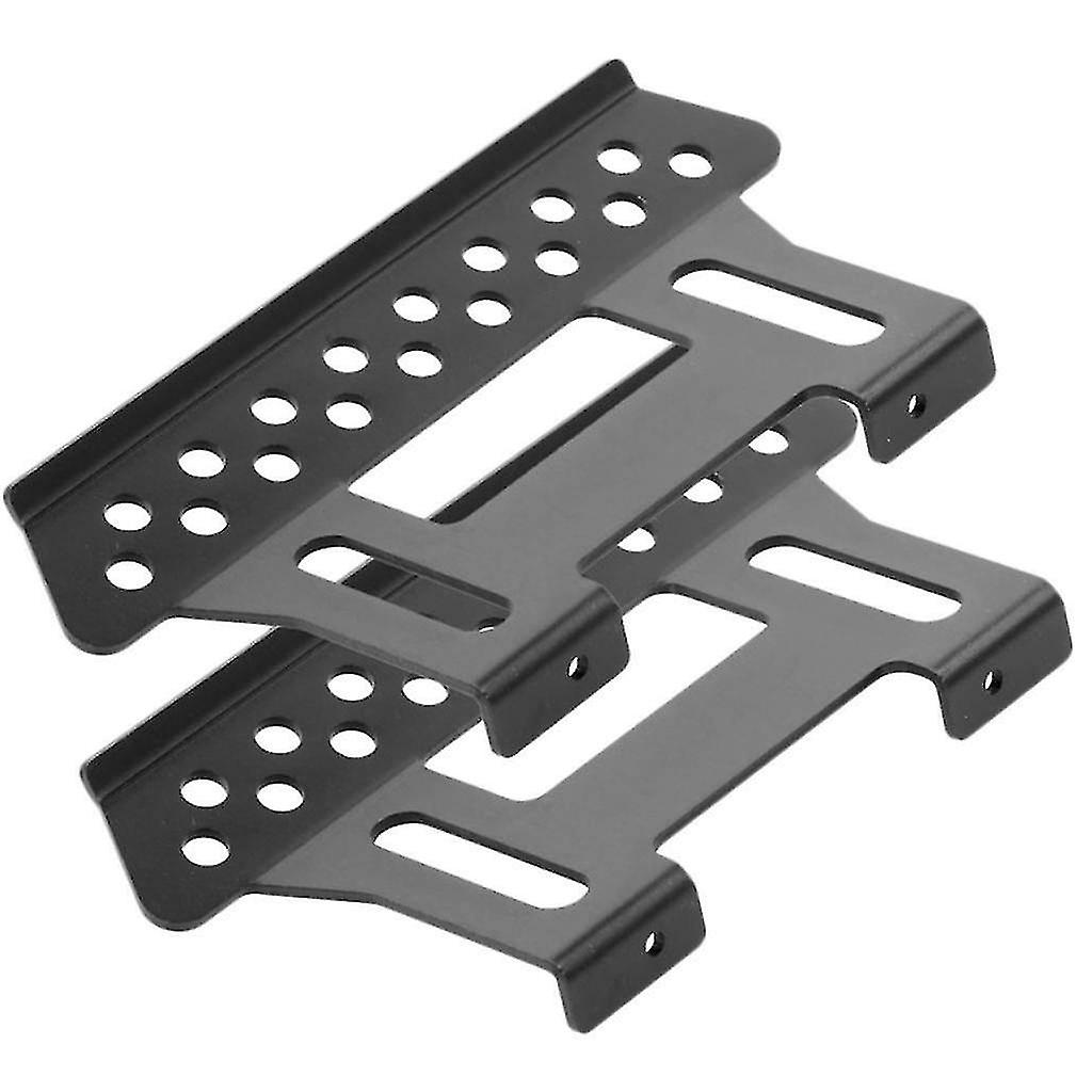 Rc Car Alloy Pedal Plate For 1:10 Scale Axial Scx10 D90 Diy Upgrade.(black)(4pcs)