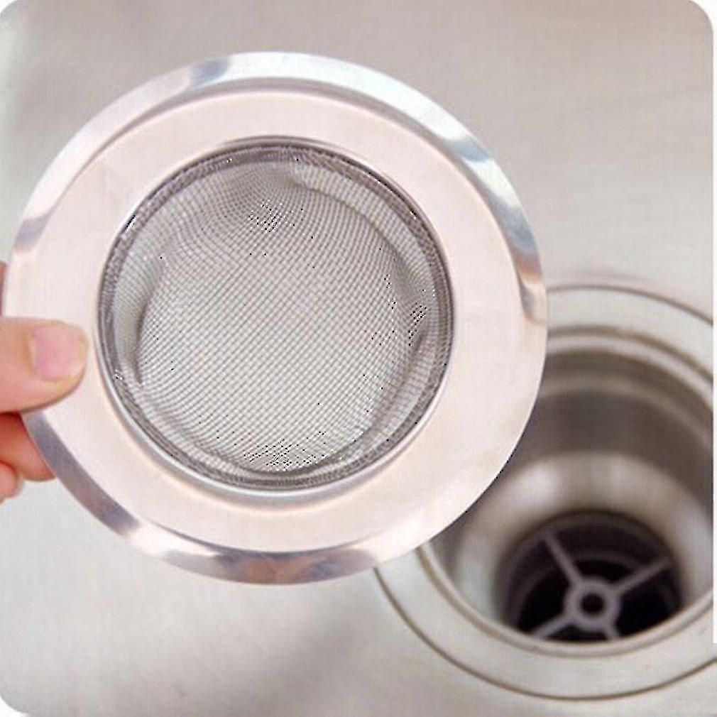 Kitchen Fine Stainless Steel Sink Filter Preventing Pool Bath Sewer Drain Intervals Plug Garbage Net