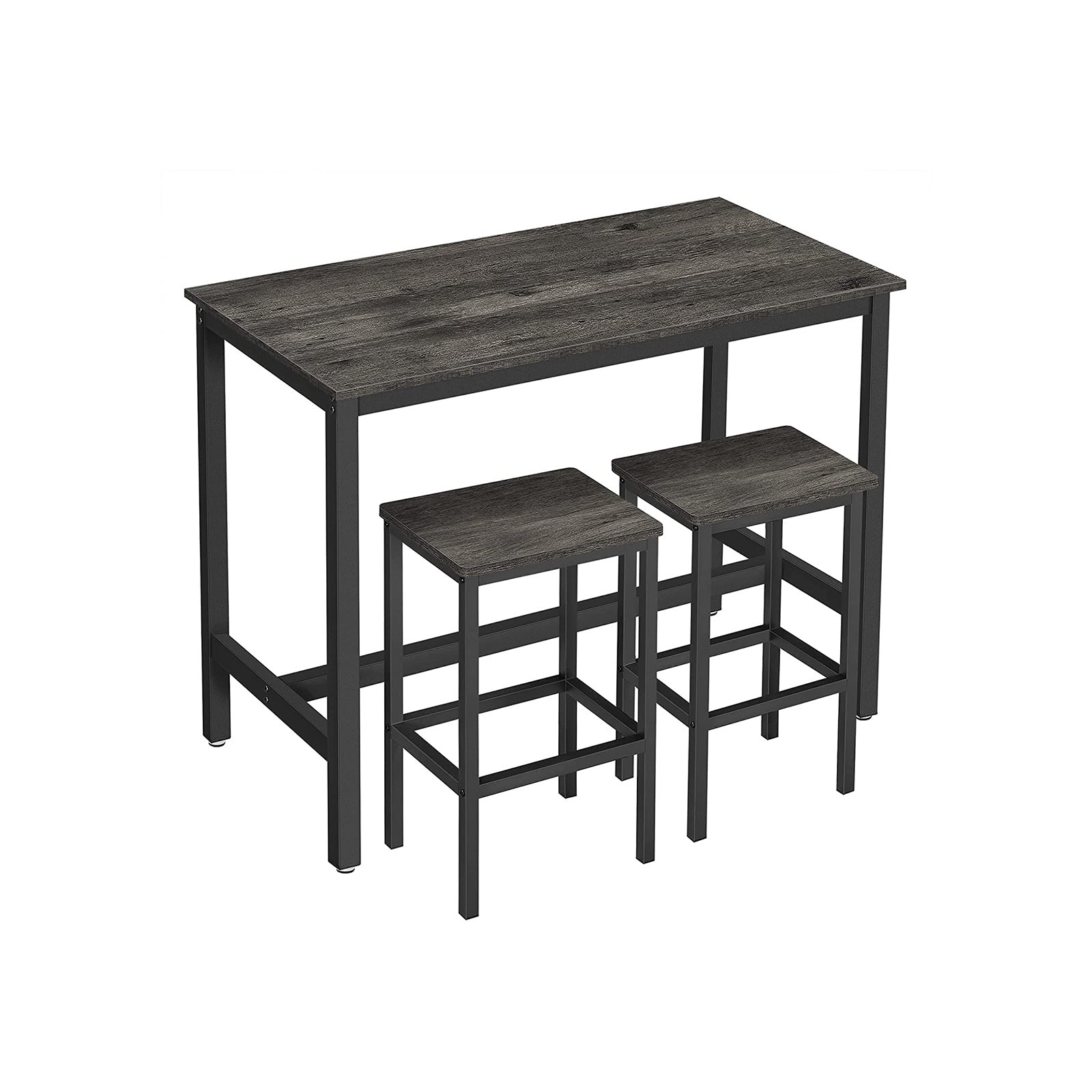 VASAGLE Bar Table with 2 Bar Stools