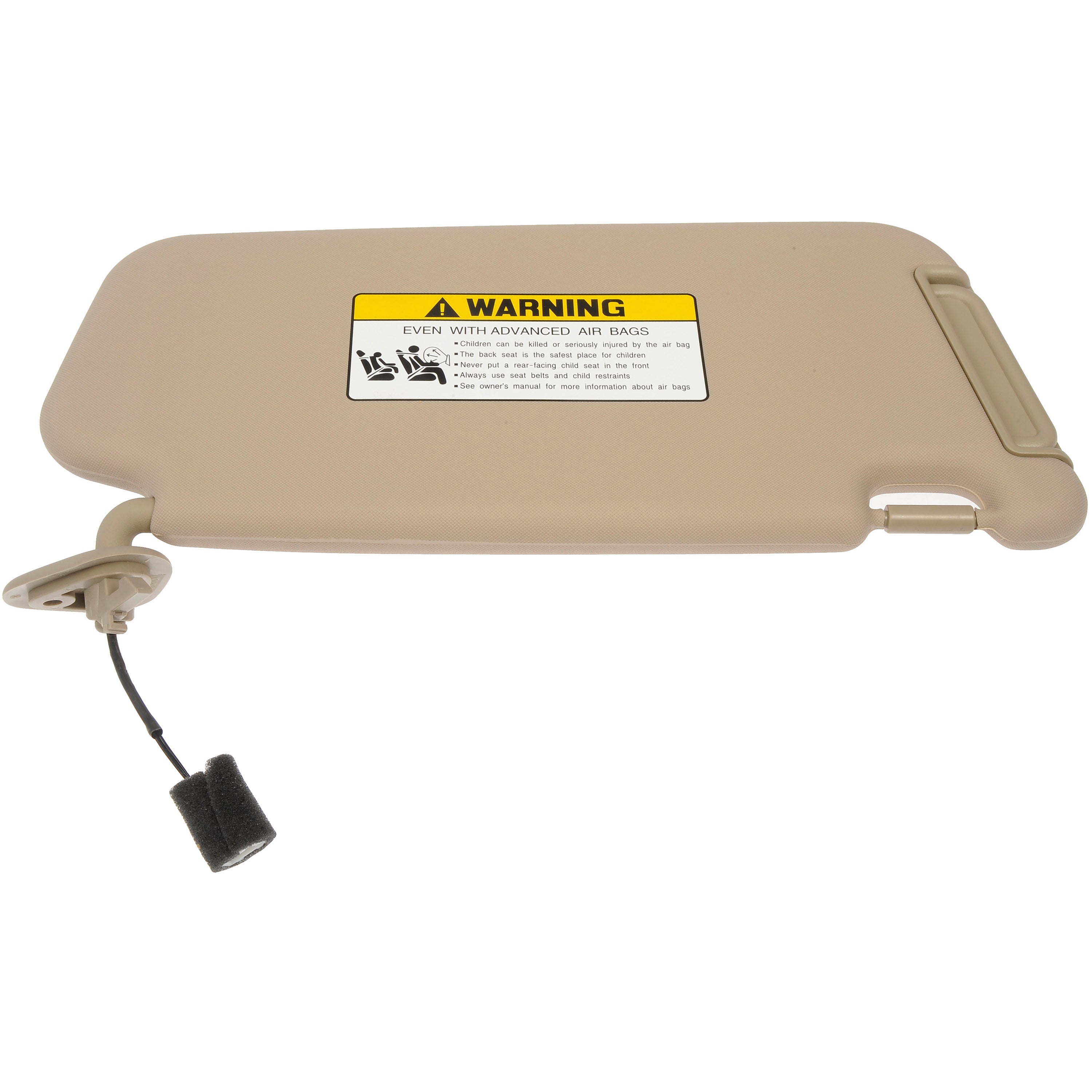 Dorman 74208 Driver Side Sun Visor Assembly for Specific Hyundai Models， Beige 2010 Toyota Prius