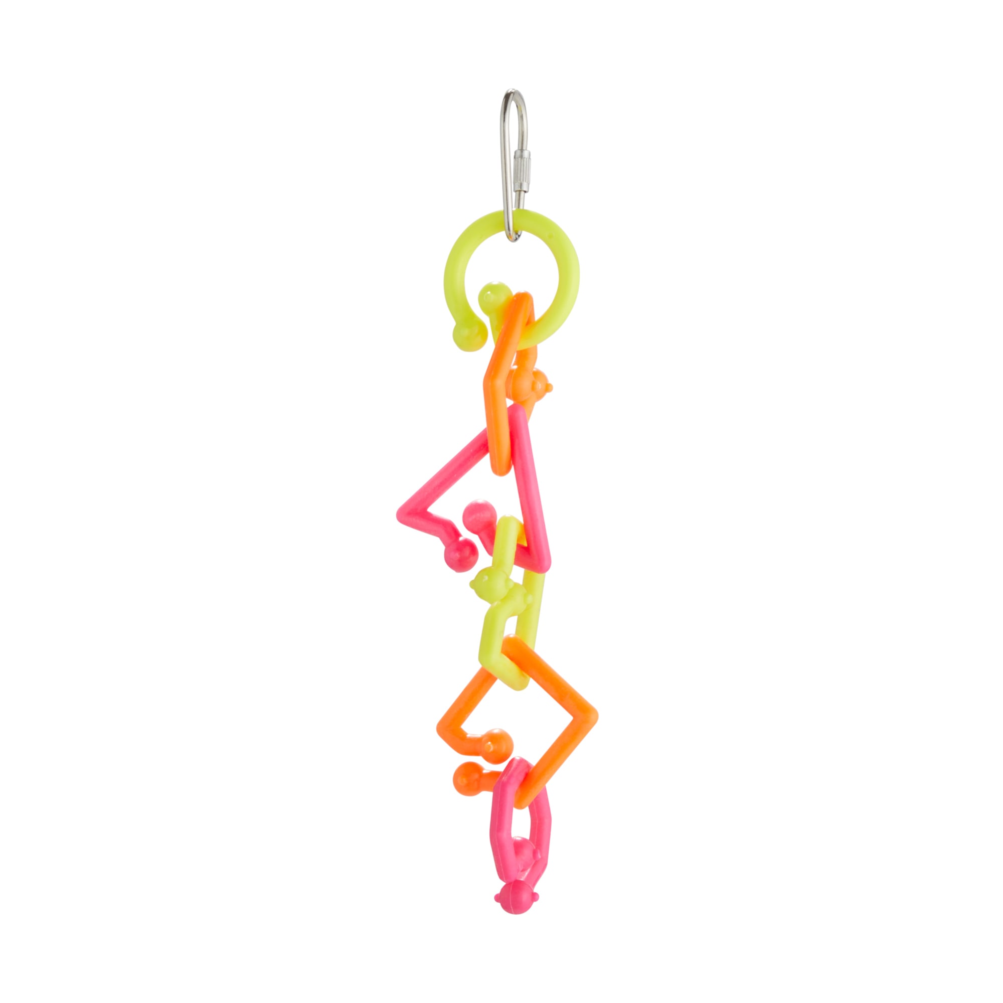 You  Me Silly Links Chewing Assorted Bird Toy， Small