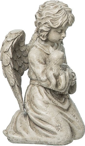 CandF Cherub and Cat Remembrance Figurine